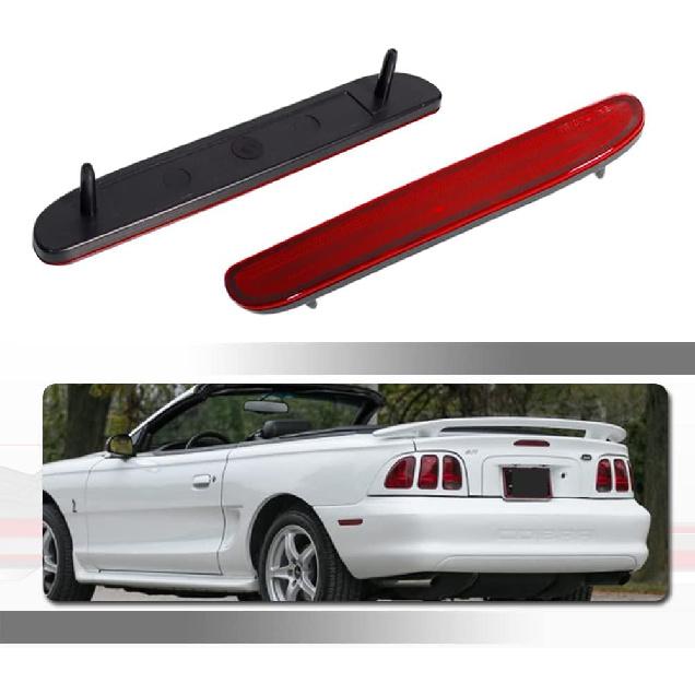 Full Red Led Light Black Smoked Lens kit Compatible With 1994 1995 1996 1997 1998 Ford Mustang V6 GT Cobra SVT Rear Bumper Side Marker Lamp Red housing
Full Red Led Light Black Smoked Lens kit Compatible With 1994 1995 1996 1997 1998 Ford Mustang V6 GT Cobra SVT Rear Bumper Side Marker Lamp Red housing