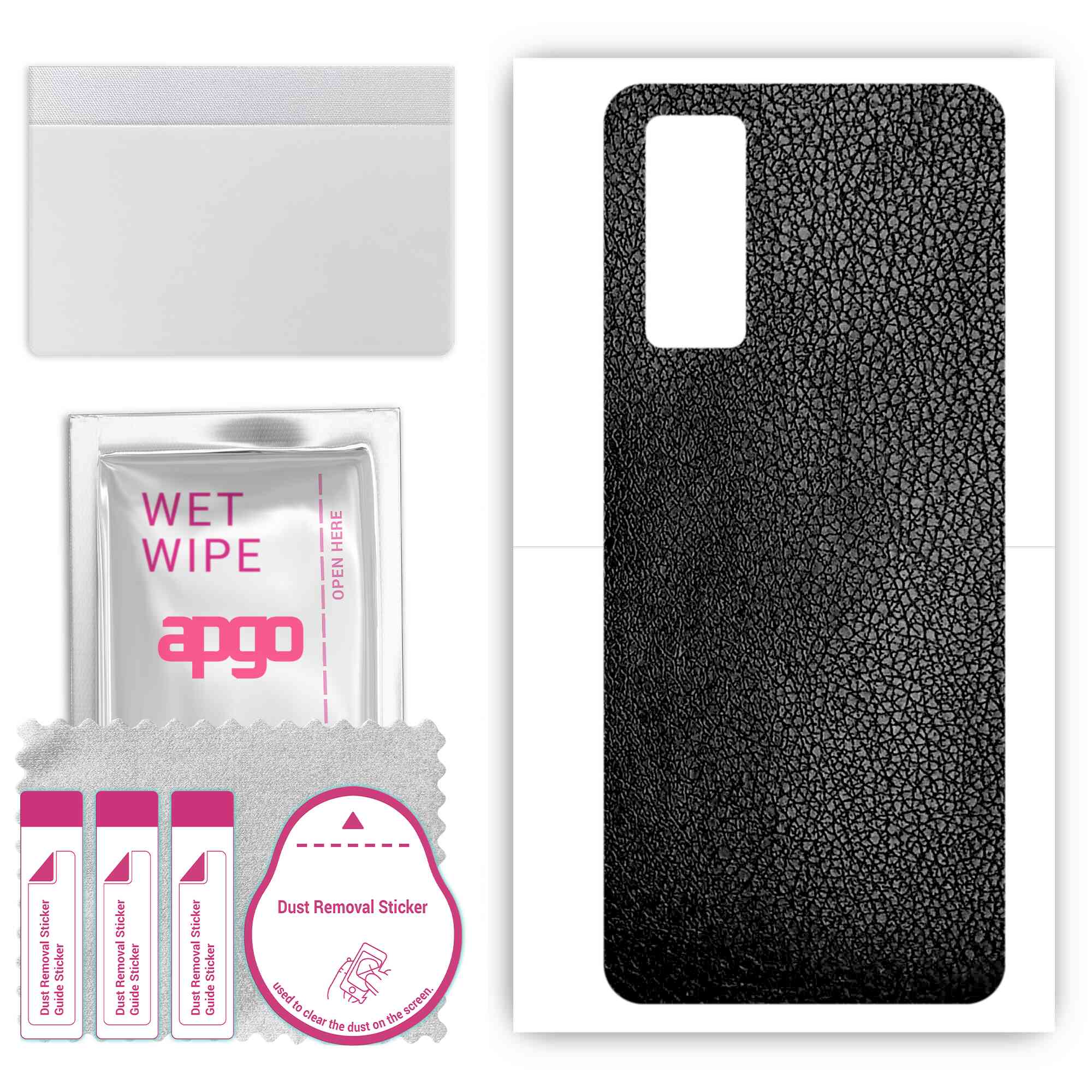 Apgo Protective Skin Sticker for the back compatible with ZTE Axon 20 5G Extreme, Wrap Film, Foil, Vinyl - Pattern Black Leather
Apgo Protective Skin Sticker for the back compatible with ZTE Axon 20 5G Extreme, Wrap Film, Foil, Vinyl - Pattern Black Leather