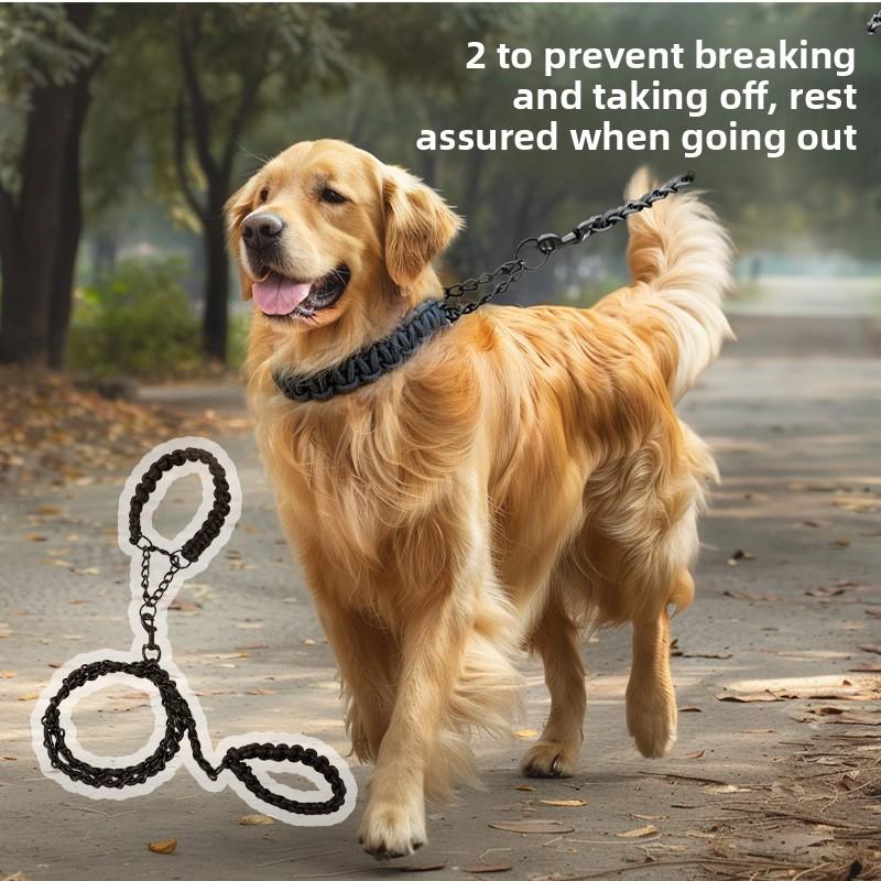 Big Dog Golden Retriever Medium and Large Dog Iron Chain Collar Dog Bold Twist Pet Traction Rope Season P Chain Explosion Proof S
Big Dog Golden Retriever Medium and Large Dog Iron Chain Collar Dog Bold Twist Pet Traction Rope Season P Chain Explosion Proof S