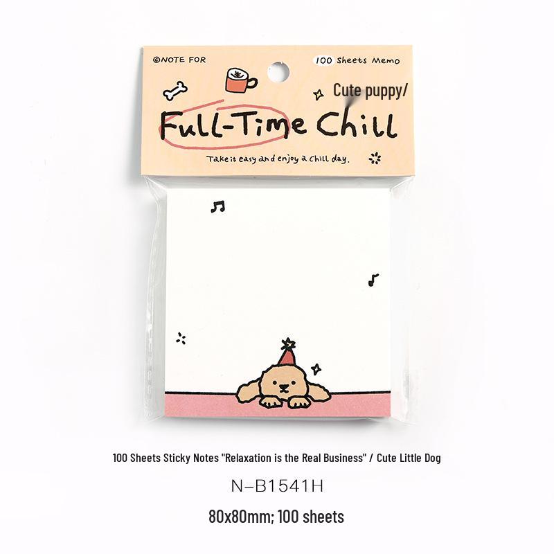 Relaxation Series Sticky Notes: 100 Sheets of Cute Animal Illustration Memo Paper
Relaxation Series Sticky Notes: 100 Sheets of Cute Animal Illustration Memo Paper
