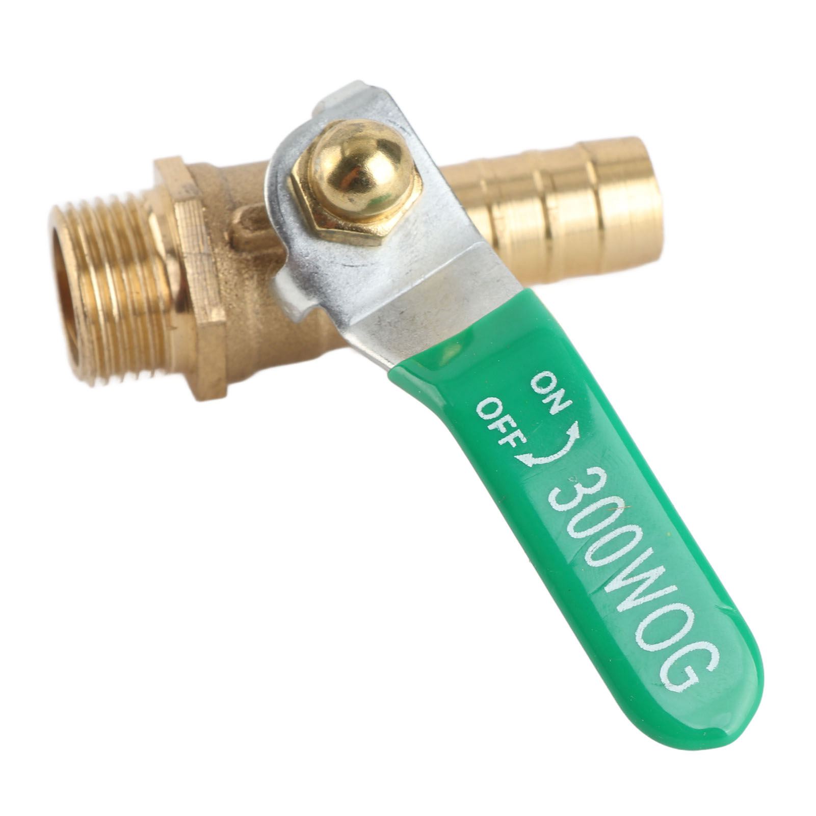 G3 8 Male to 8 10 12mm Hose Barb Ball Valve Green Lever Handle Thicken Brass Valve (12mm)
G3 8 Male to 8 10 12mm Hose Barb Ball Valve Green Lever Handle Thicken Brass Valve (12mm)