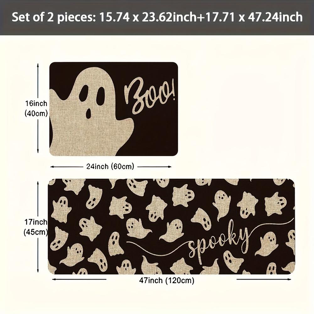 VIKAMA Halloween Rug Cute Ghost Kitchen Rug Long Rug Water-Resistant Non-Slip Floor Mat Outdoor Carpet Doormat Home Decoration 40X60CM (1.3X2FT
VIKAMA Halloween Rug Cute Ghost Kitchen Rug Long Rug Water-Resistant Non-Slip Floor Mat Outdoor Carpet Doormat Home Decoration 40X60CM (1.3X2FT