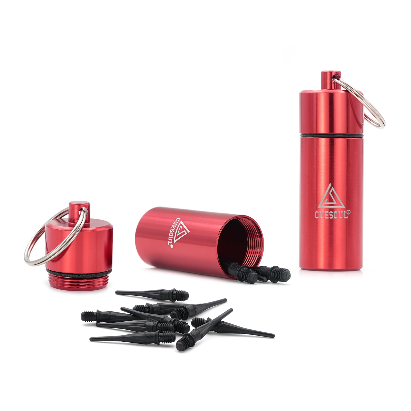 CUESOUL Portable Soft Dart Tip Mini Aluminum Can Dart Storage Case Red Case Black Soft Tip + (CSDA-BZH07-1)
CUESOUL Portable Soft Dart Tip Mini Aluminum Can Dart Storage Case Red Case Black Soft Tip + (CSDA-BZH07-1)