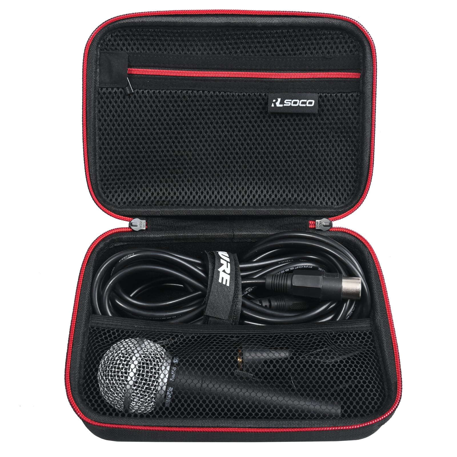 RLSOCO Чехол для хранения динамических микрофонов Shure SM58SE/SM58S/SM58/SM58-LCE чёрный
RLSOCO Чехол для хранения динамических микрофонов Shure SM58SE/SM58S/SM58/SM58-LCE чёрный
