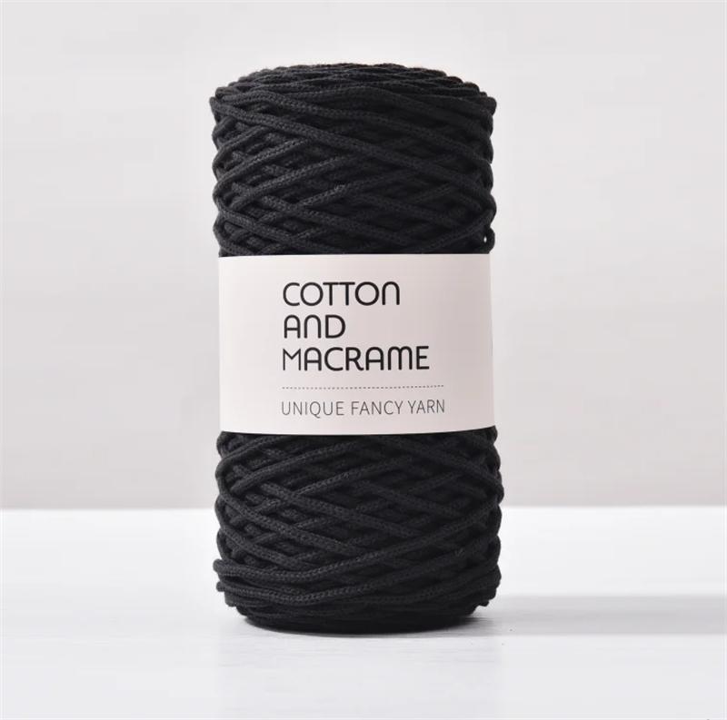 3mm Cotton Macrame Cord 130m/Roll Hand Knitting Yarn Hand Crochet Yarn Bag DIY Knitting Crochet Yarn 100% High Quality Cotton
3mm Cotton Macrame Cord 130m/Roll Hand Knitting Yarn Hand Crochet Yarn Bag DIY Knitting Crochet Yarn 100% High Quality Cotton