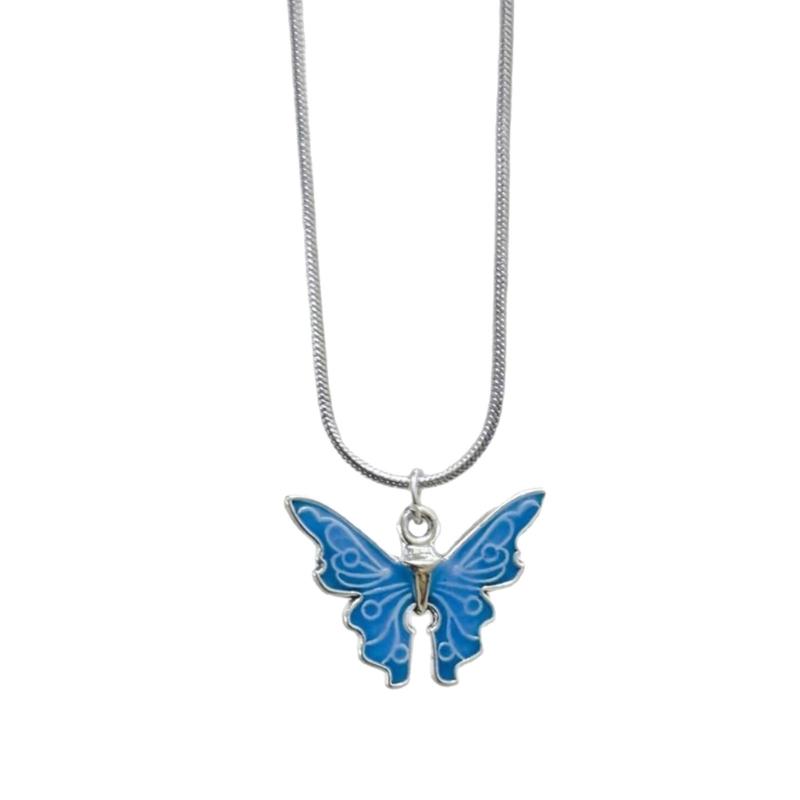 Fashionable Sturdy Alloy Butterfly Chokers Necklace Colorful Fashion Accessory Decoration for Trendy Women Daily Wear
Fashionable Sturdy Alloy Butterfly Chokers Necklace Colorful Fashion Accessory Decoration for Trendy Women Daily Wear
