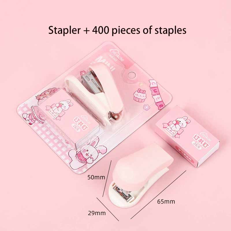 Милый мультяшный мини-степлер+ набор скоб Очаровательный многофункциональный настольный инструмент для школы, офиса, дома, детский подарок розовый
Милый мультяшный мини-степлер+ набор скоб Очаровательный многофункциональный настольный инструмент для школы, офиса, дома, детский подарок розовый