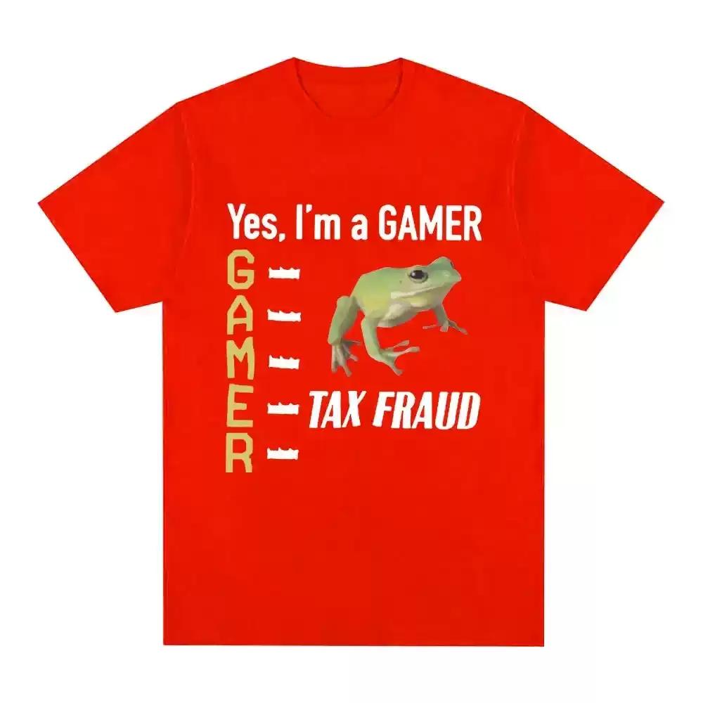 Tax Fraud Gamer Funny Frog Meme T Shirt Unisex Women Fashion Hip Hop Vintage Tshirt Casual Loose Short Sleeve Tshirts Tops 3XL
Tax Fraud Gamer Funny Frog Meme T Shirt Unisex Women Fashion Hip Hop Vintage Tshirt Casual Loose Short Sleeve Tshirts Tops 3XL