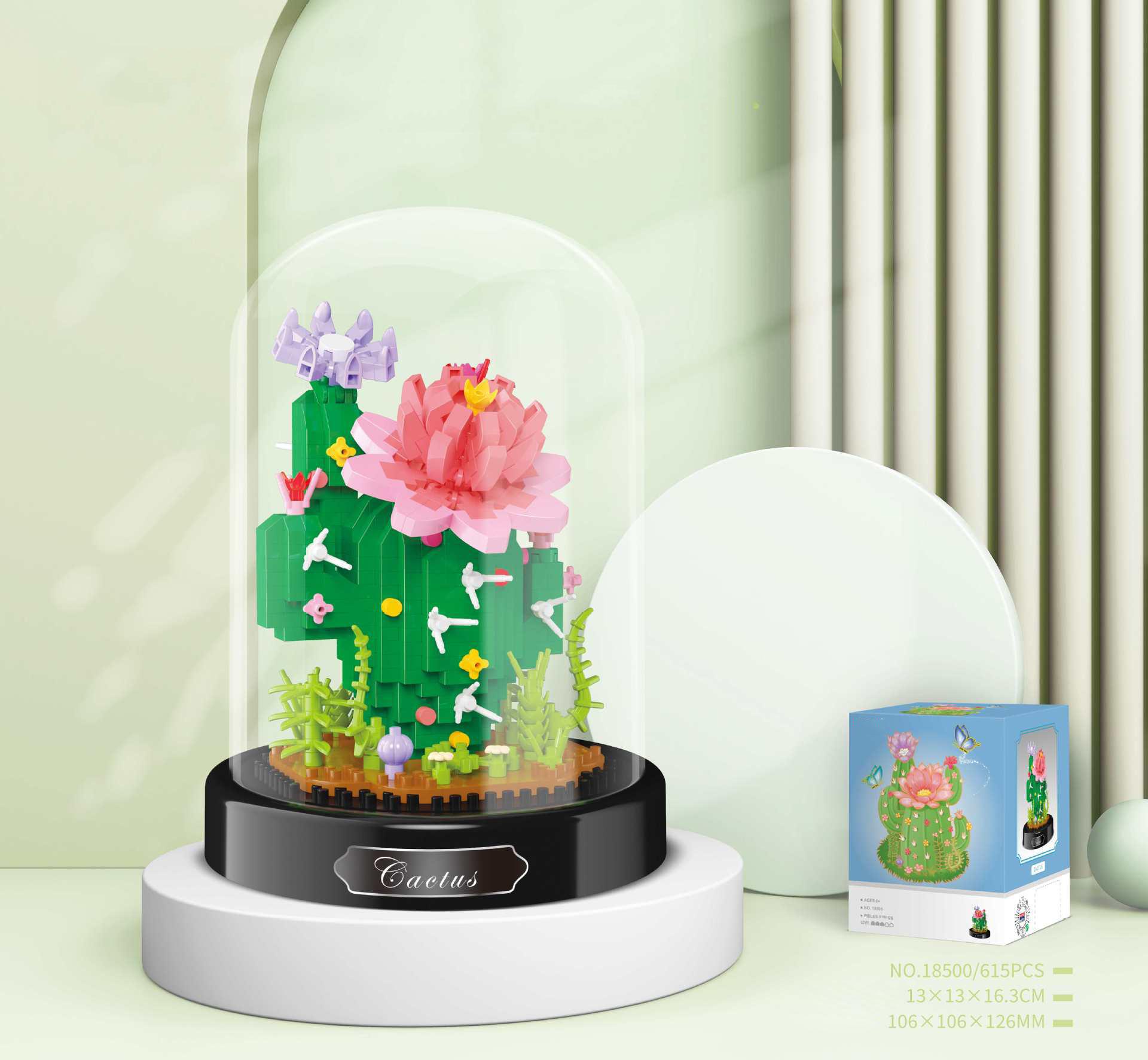 Creative Mini Block Potted Plant Building Brick Cactus Chrysanthemum Bluebell Hibiscus Flower Model Assemble Toys For Gifts
Creative Mini Block Potted Plant Building Brick Cactus Chrysanthemum Bluebell Hibiscus Flower Model Assemble Toys For Gifts