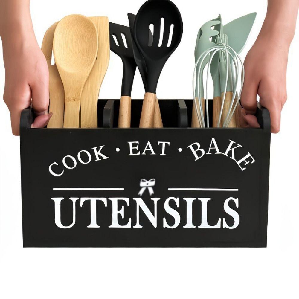 Stable Kitchen Utensil Holder Retro Chopstick Fork Spoon Organizer Kitchen Supplies білий
Stable Kitchen Utensil Holder Retro Chopstick Fork Spoon Organizer Kitchen Supplies білий