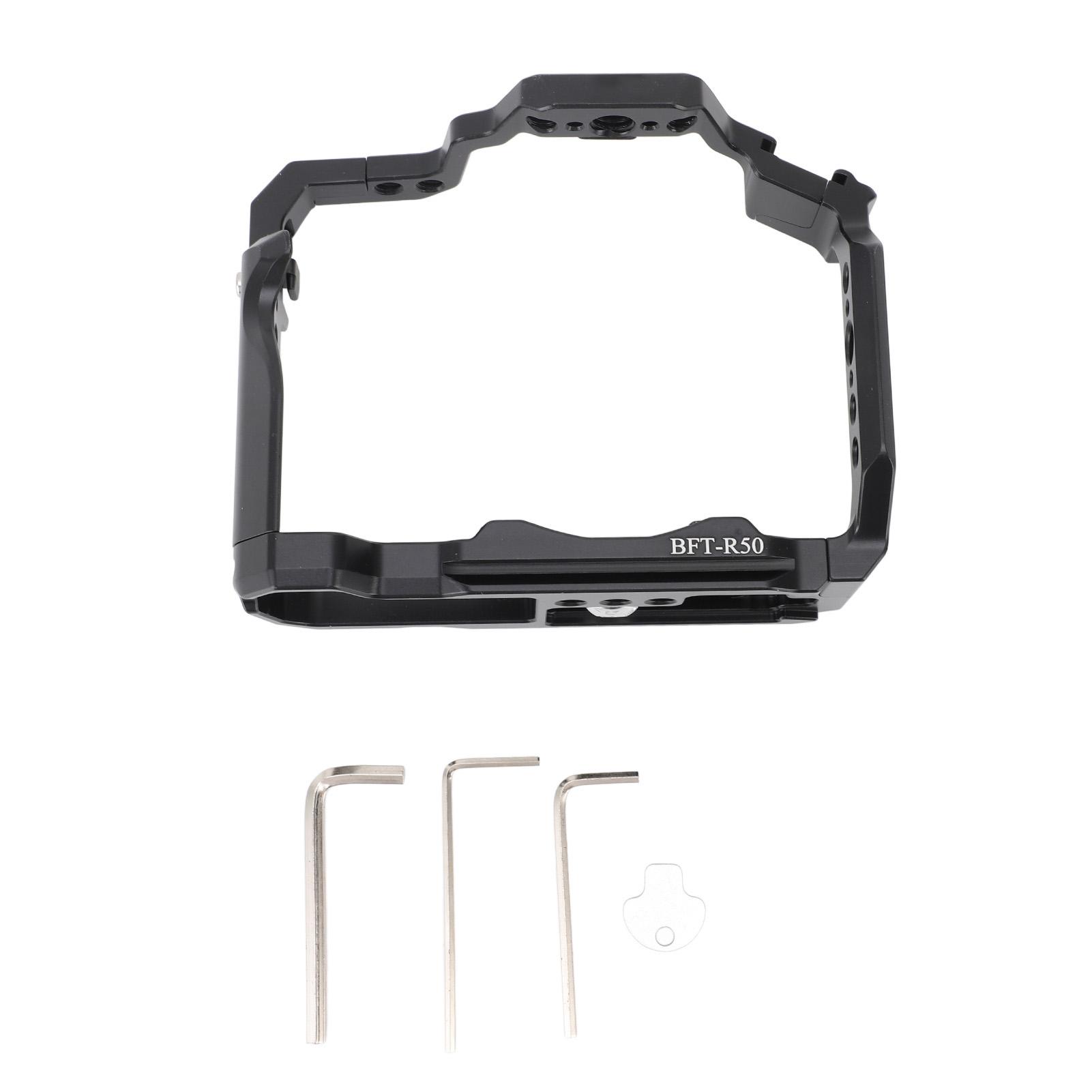 Camera Cage for R50 Aluminum Alloy Video Rig Expansion Frame with Cold Shoe Mount 14 38 Inch
Camera Cage for R50 Aluminum Alloy Video Rig Expansion Frame with Cold Shoe Mount 14 38 Inch
