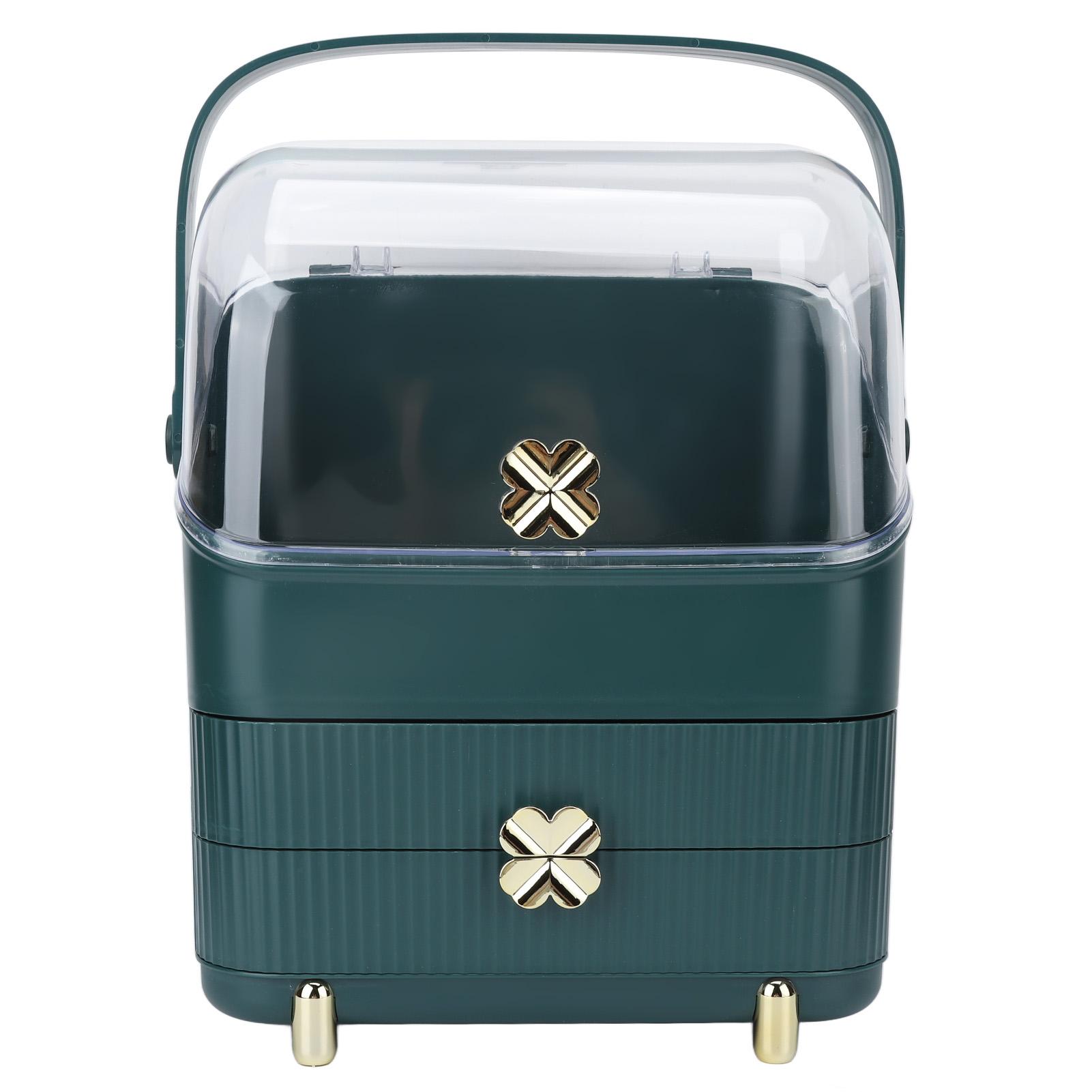 Skincare Organizer Waterproof Dustproof Large Capacity Vertical Flip Cover Layered Green Cosmetic
Skincare Organizer Waterproof Dustproof Large Capacity Vertical Flip Cover Layered Green Cosmetic