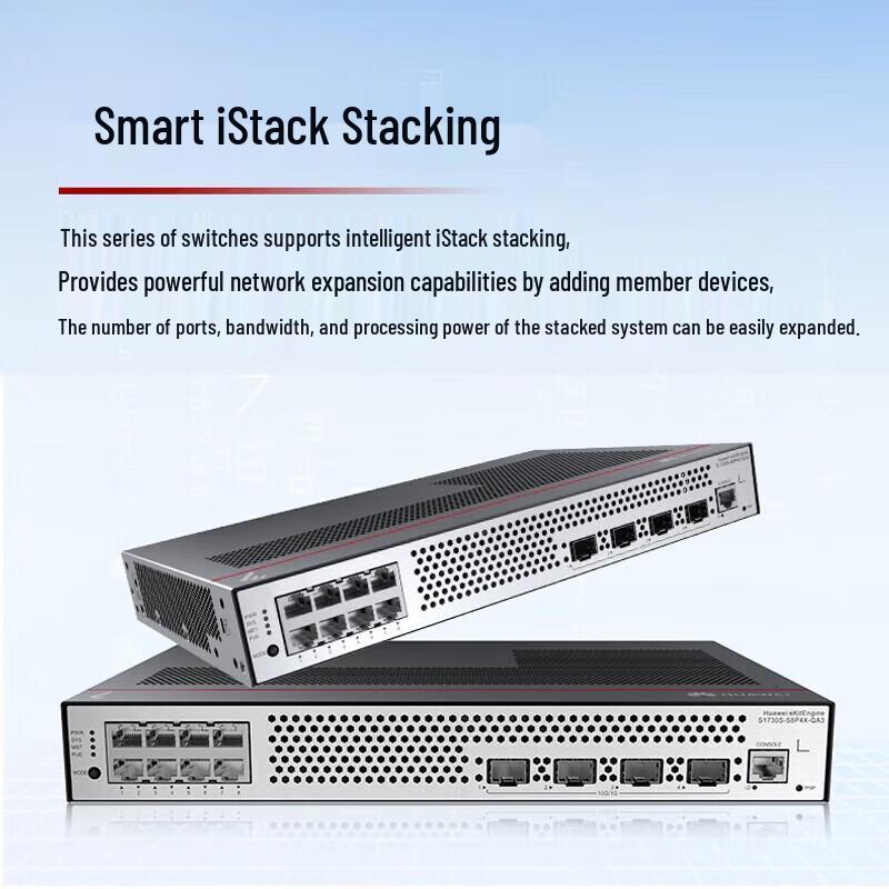 Huawei KunLing S1730S-S8P4X-QA3 10G PoE Managed Switch
Huawei KunLing S1730S-S8P4X-QA3 10G PoE Managed Switch