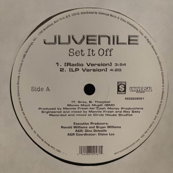 12inch Record JUVENILE - Set It Off 4228609561 Cash Money Reco 2001 US Rap & Hip-Hop/R&B Used
12inch Record JUVENILE - Set It Off 4228609561 Cash Money Reco 2001 US Rap & Hip-Hop/R&B Used