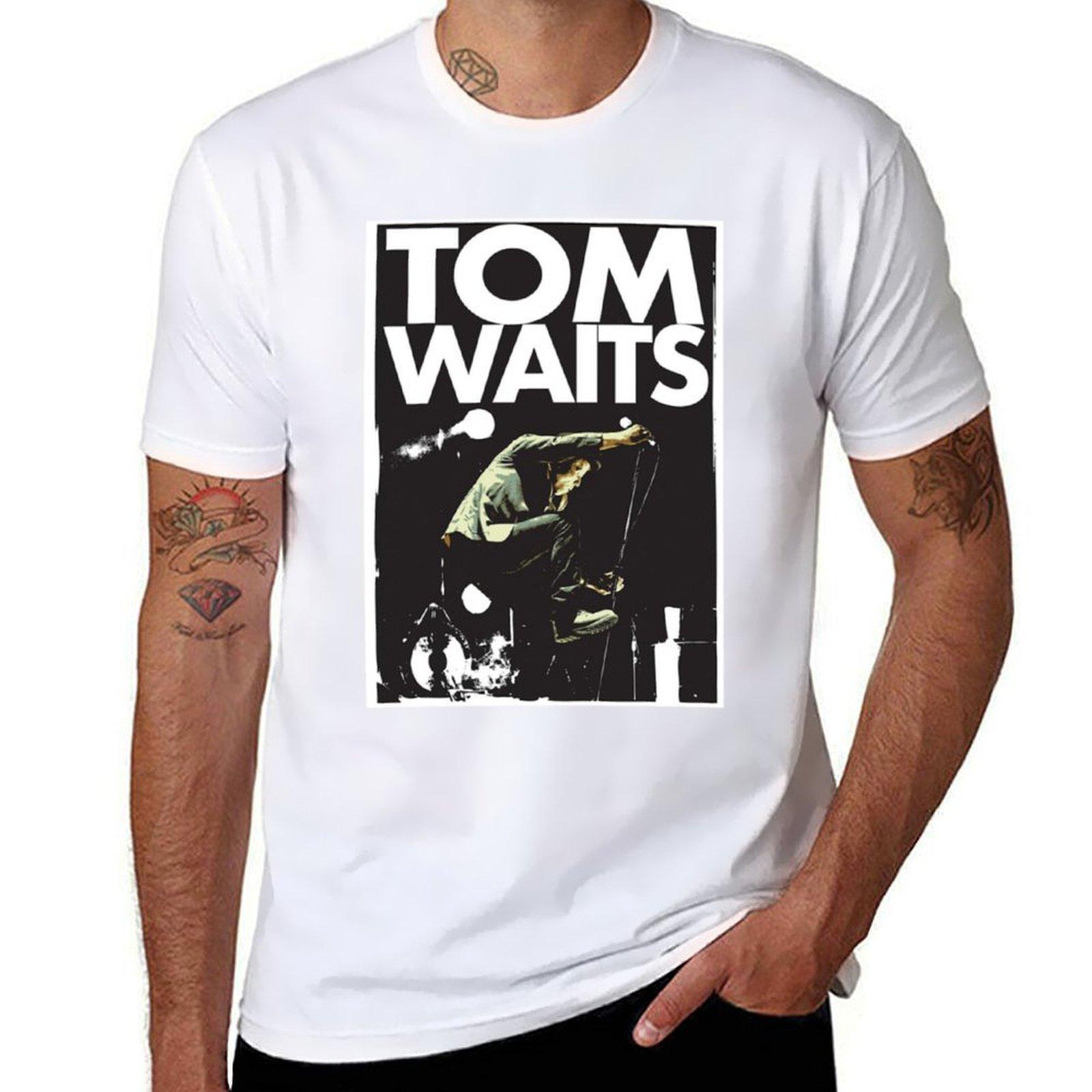 Tom Waits Retro T-Shirt printed t shirts for man man t shirt designer t shirt for man 100 percent cotton T-Shirt L
Tom Waits Retro T-Shirt printed t shirts for man man t shirt designer t shirt for man 100 percent cotton T-Shirt L