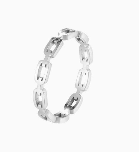 Stainless Steel Couple Rings Fashion Link Chain Design Durable Lightweight Band for Daily Wear Suitable for Both Men and Women One Size
Stainless Steel Couple Rings Fashion Link Chain Design Durable Lightweight Band for Daily Wear Suitable for Both Men and Women One Size