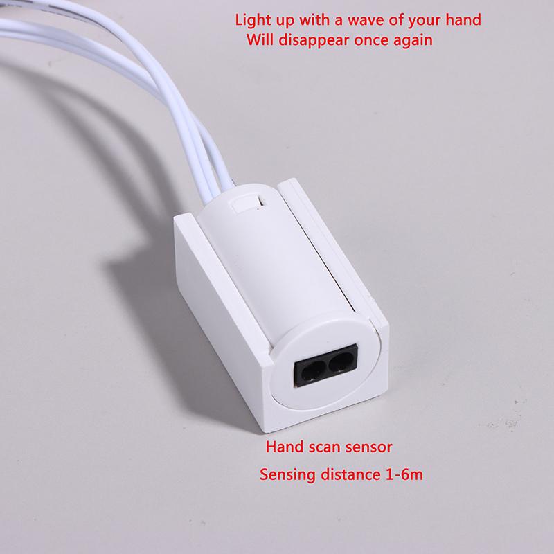 5A 2-24V Mini Ir Hand Sweep Sensor Белый переключатель с круглым отверстием Dc Male Female Ports для шкафа, светодиодного управления освещением
5A 2-24V Mini Ir Hand Sweep Sensor Белый переключатель с круглым отверстием Dc Male Female Ports для шкафа, светодиодного управления освещением