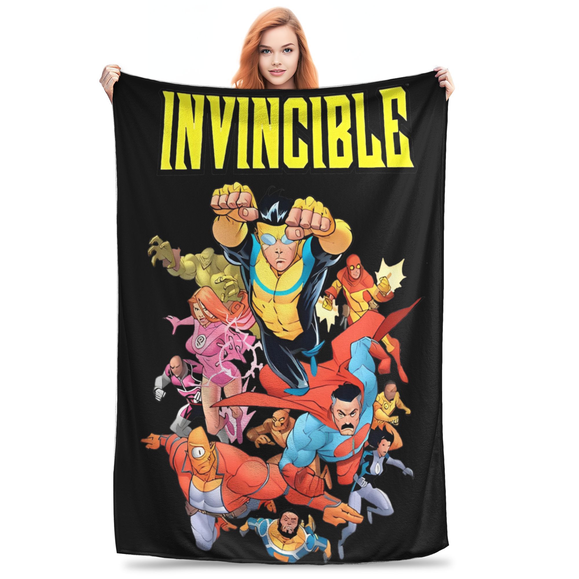Invincible Allen The Alien And Omni Man Flannel Throw Blankets Blankets for Bed Office Warm Bed Rug 30x40in
Invincible Allen The Alien And Omni Man Flannel Throw Blankets Blankets for Bed Office Warm Bed Rug 30x40in