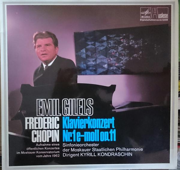 LP Record FREDERIC CHOPIN EMIL GILELS SINFO Klavierkonzert Nr. 1 Emoll Op. 11 76597ZK MELODIA AUSLESE Germany Classical Used
LP Record FREDERIC CHOPIN EMIL GILELS SINFO Klavierkonzert Nr. 1 Emoll Op. 11 76597ZK MELODIA AUSLESE Germany Classical Used