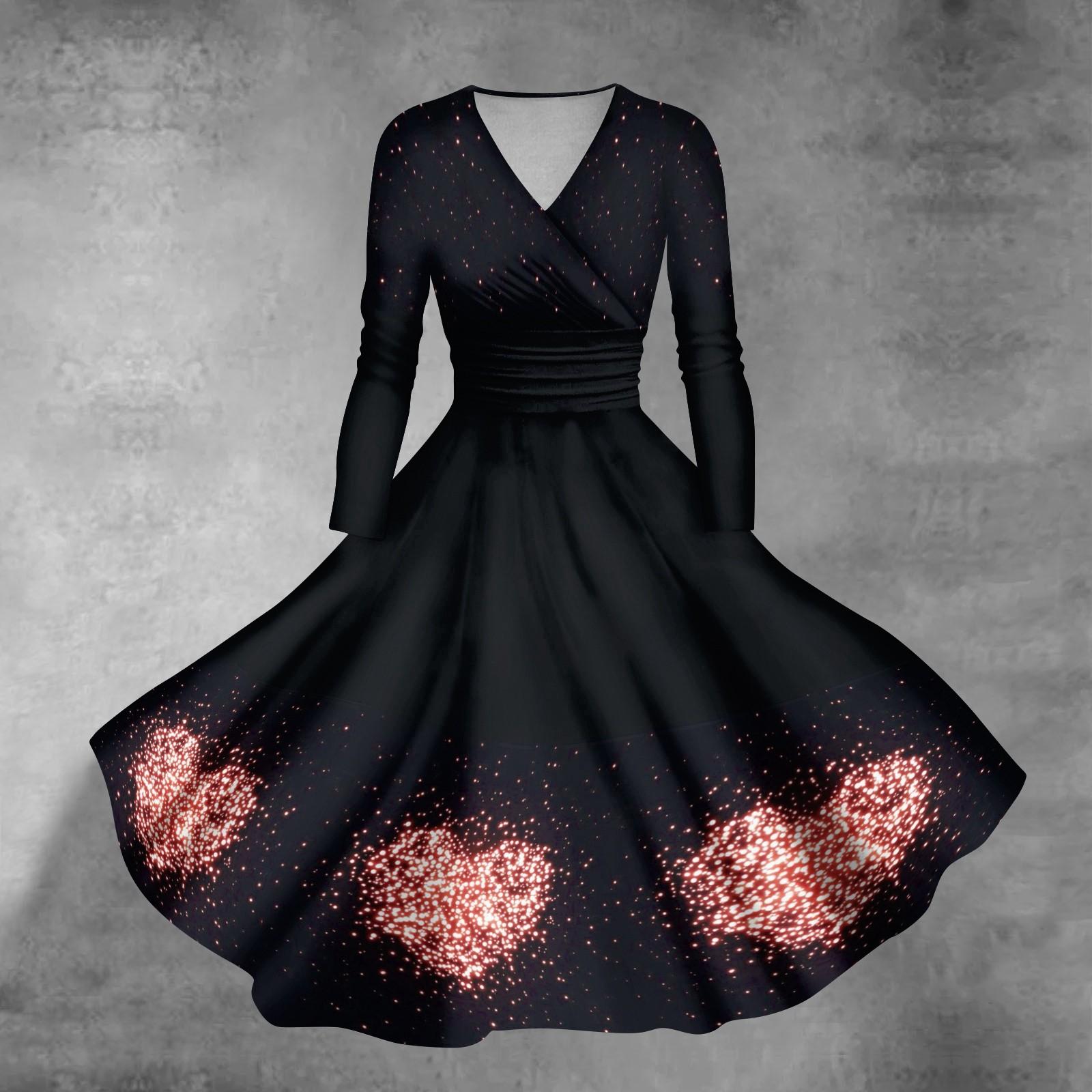 Жіноча повсякденна та модна сексуальна сукня з довгими рукавами та V-подібним вирізом XXL чорний
Жіноча повсякденна та модна сексуальна сукня з довгими рукавами та V-подібним вирізом XXL чорний