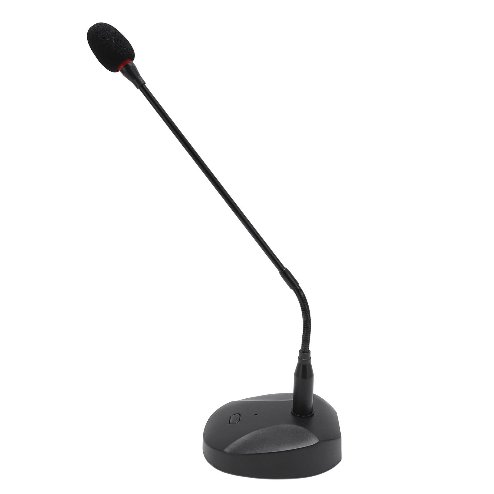 Конденсаторный микрофон с гусиной шеей, разъем XLR, кардиоидный настольный микрофон с подставкой для лекций
Конденсаторный микрофон с гусиной шеей, разъем XLR, кардиоидный настольный микрофон с подставкой для лекций