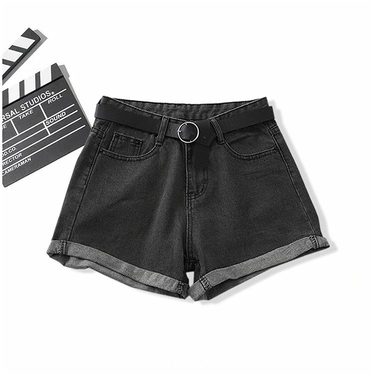 Women s High Waist Rolled Edge Denim Shorts - Slimming, Plus Size, Loose Fit Summer Casuals L чорний колір сірий
Women s High Waist Rolled Edge Denim Shorts - Slimming, Plus Size, Loose Fit Summer Casuals L чорний колір сірий