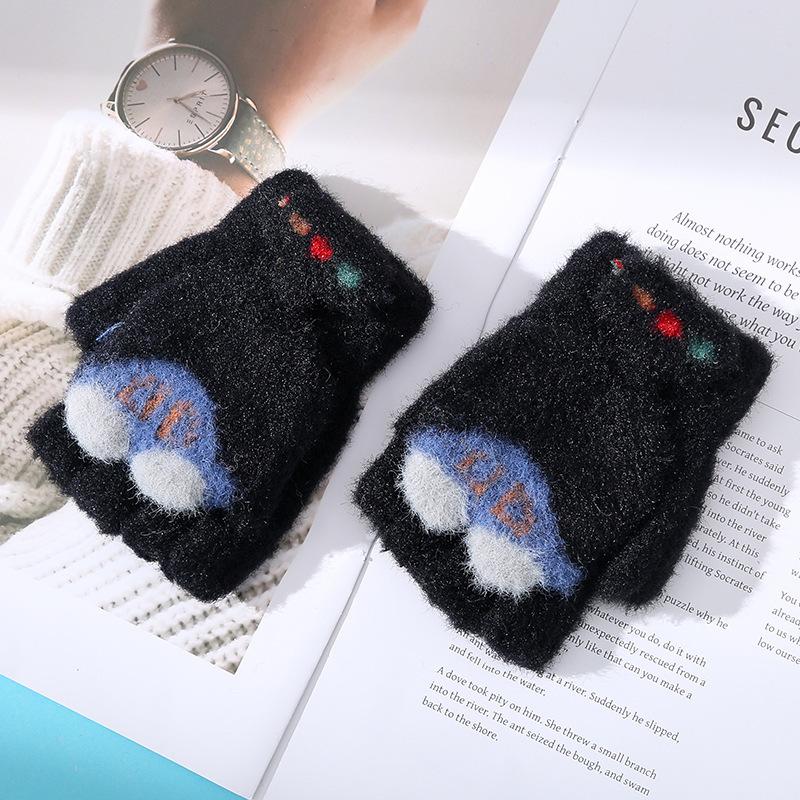 Korean Version of Little Boy s Winter Warm Gloves To Prevent Cold and Thickened Car Half Finger Flip Up Dual Purpose Children s Writing Five Finger one size
Korean Version of Little Boy s Winter Warm Gloves To Prevent Cold and Thickened Car Half Finger Flip Up Dual Purpose Children s Writing Five Finger one size