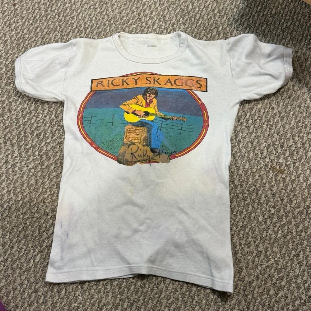 Ricky Skaggs Reprint White Color Full Size Shirt Gift Fan Unisex T-Shirt L
Ricky Skaggs Reprint White Color Full Size Shirt Gift Fan Unisex T-Shirt L