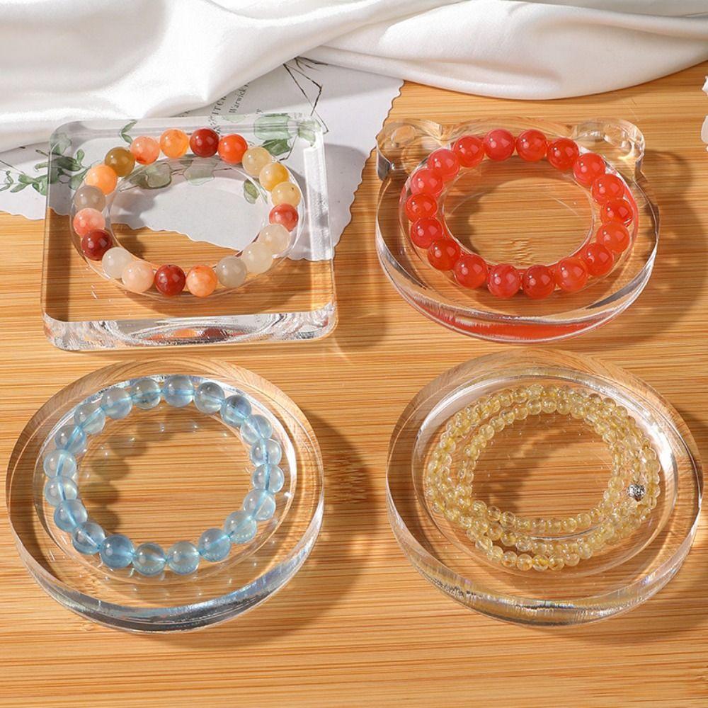 Acrylic Bracelet Beading Board Clear Bracelet Display Stand Jewelry Display Plate Photo Props Style 1
Acrylic Bracelet Beading Board Clear Bracelet Display Stand Jewelry Display Plate Photo Props Style 1