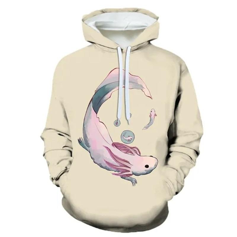 Four Seasons 3D Cute Animal Salamander Graphic Print Мужская толстовка с капюшоном для женщин и детей Стильная мода Веселый уличный свободный джемпер 6XL
Four Seasons 3D Cute Animal Salamander Graphic Print Мужская толстовка с капюшоном для женщин и детей Стильная мода Веселый уличный свободный джемпер 6XL