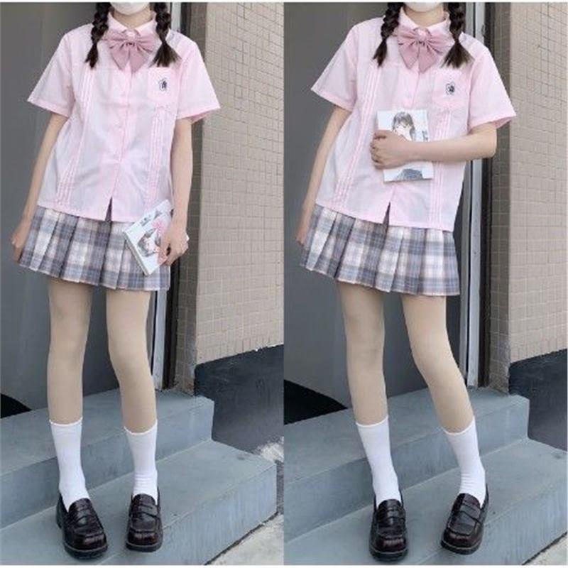 Xiao Lan s Light Blue Short-Sleeve Accordion Pleated JK Uniform Shirt for Women 2XL
Xiao Lan s Light Blue Short-Sleeve Accordion Pleated JK Uniform Shirt for Women 2XL