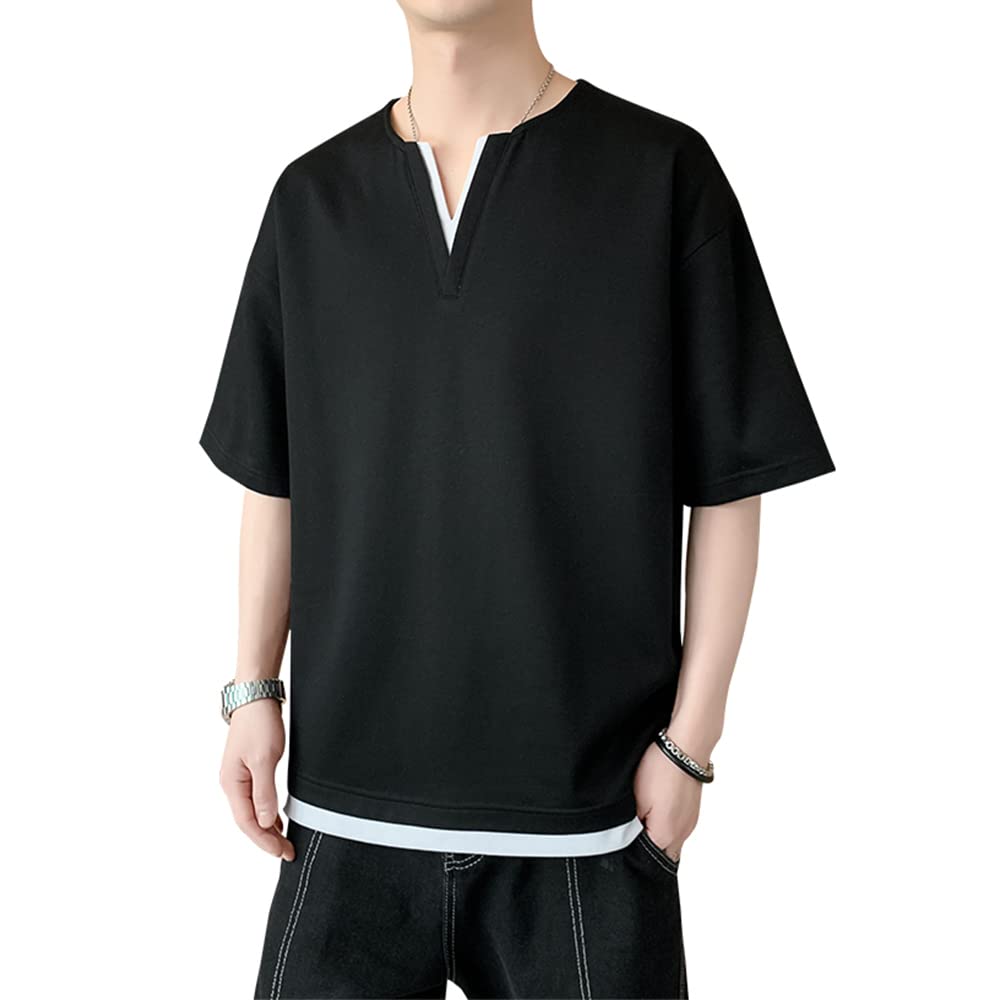YEOREO Men s Summer Short Sleeve T-Shirt, Casual V-Neck, Solid Color, Available in Large Sizes, Lightweight, Soft, Stylish, Popular -hei-2XL
YEOREO Men s Summer Short Sleeve T-Shirt, Casual V-Neck, Solid Color, Available in Large Sizes, Lightweight, Soft, Stylish, Popular -hei-2XL