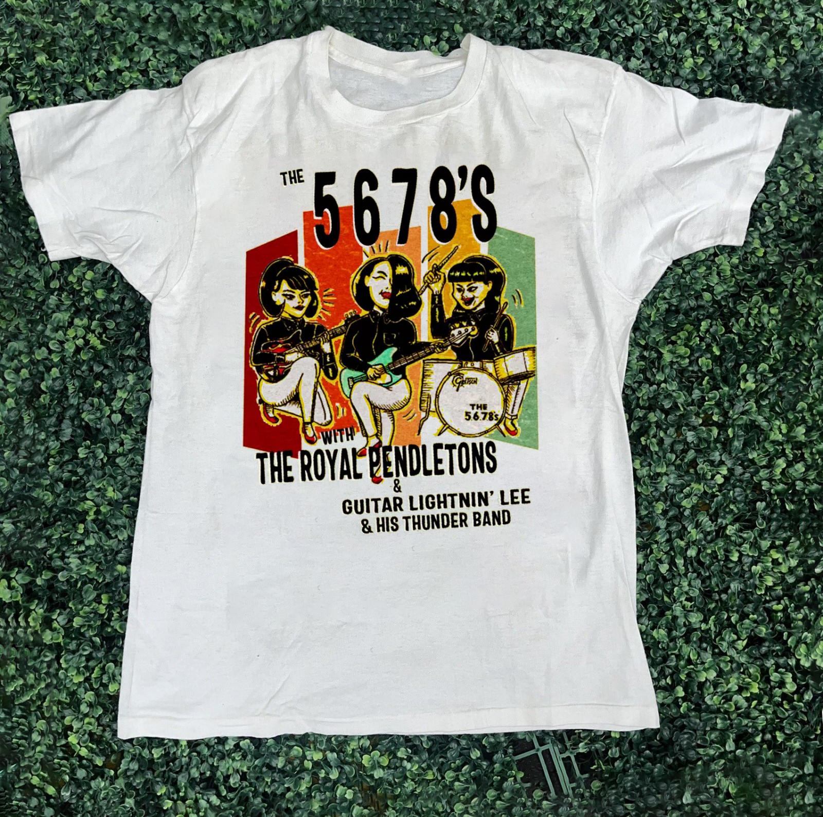 The 5.6.7.8 s Band The Royal Pendletons Cotton T-Shirt Full Size SB326 M
The 5.6.7.8 s Band The Royal Pendletons Cotton T-Shirt Full Size SB326 M