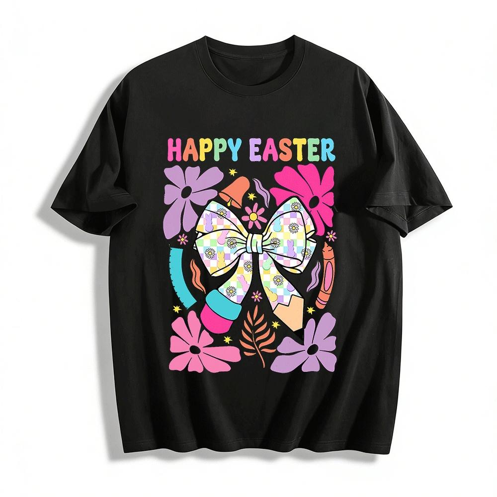 Happy Easter Checkered Bow Print Casual Top For Adults Kids Pure cotton T-shirt XXS
Happy Easter Checkered Bow Print Casual Top For Adults Kids Pure cotton T-shirt XXS