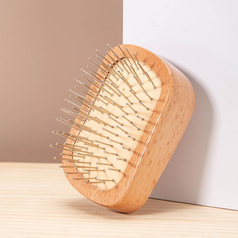 1 шт. Маленькая расческа для волос из бука, подушка безопасности для головы, распутывающая, массажная, деревянная, со стальными иглами для кожи головы, портативная, для ухода за волосами, антистатическая расческа
1 шт. Маленькая расческа для волос из бука, подушка безопасности для головы, распутывающая, массажная, деревянная, со стальными иглами для кожи головы, портативная, для ухода за волосами, антистатическая расческа