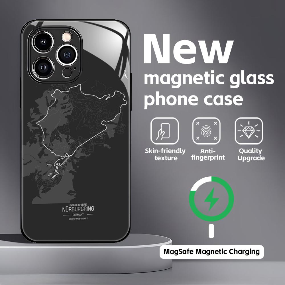 Чохол для телефону з принтом траси Формули-1 для iPhone 16 15 14 13 12 11 X XR XS 8 Plus Mini Pro Max Скляний магнітний чохол iPhone 16 Plus
Чохол для телефону з принтом траси Формули-1 для iPhone 16 15 14 13 12 11 X XR XS 8 Plus Mini Pro Max Скляний магнітний чохол iPhone 16 Plus