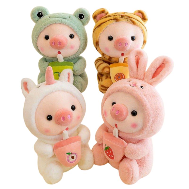 Stuffed Animal Toy - Adorable Cute Boba Pig Plush Toy, 25cm & 32cm, Ideal for Boba Tea Collectors Gift for Kids 25cm
Stuffed Animal Toy - Adorable Cute Boba Pig Plush Toy, 25cm & 32cm, Ideal for Boba Tea Collectors Gift for Kids 25cm