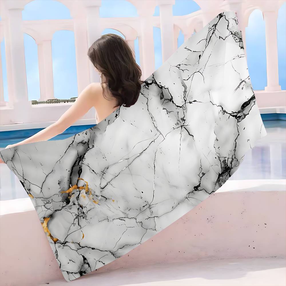 Colour Gold Marble Beach Towel Colorful Bath Towels For Girl Microfiber Quick Dry Sand Free Beach Yoga Spa Gym Pool W40*H60(CM)
Colour Gold Marble Beach Towel Colorful Bath Towels For Girl Microfiber Quick Dry Sand Free Beach Yoga Spa Gym Pool W40*H60(CM)