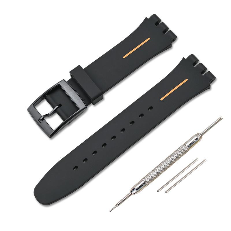 Силиконовый ремешок для часов 16 мм 17 мм 19 мм 20 мм для Swatch водонепроницаемый цветной резиновый ремешок для мужчин и женщин спортивный ремешок аксессуары браслет 17mm чёрный/оранжевый
Силиконовый ремешок для часов 16 мм 17 мм 19 мм 20 мм для Swatch водонепроницаемый цветной резиновый ремешок для мужчин и женщин спортивный ремешок аксессуары браслет 17mm чёрный/оранжевый