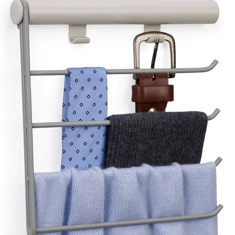 Sliding Scarf Tie Hanger 4 Layers Belt Storage Rack Practical Closet Organizer Sundries
Sliding Scarf Tie Hanger 4 Layers Belt Storage Rack Practical Closet Organizer Sundries