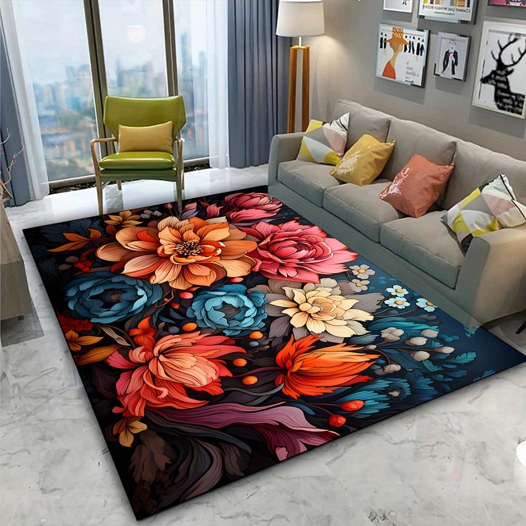 Colorful Peony Pattern Carpet, Non-slip Soft and Comfortable, Elegant and Generous, Bedside Mat, Decorate Beautiful Room 60x90(23x35in)
Colorful Peony Pattern Carpet, Non-slip Soft and Comfortable, Elegant and Generous, Bedside Mat, Decorate Beautiful Room 60x90(23x35in)