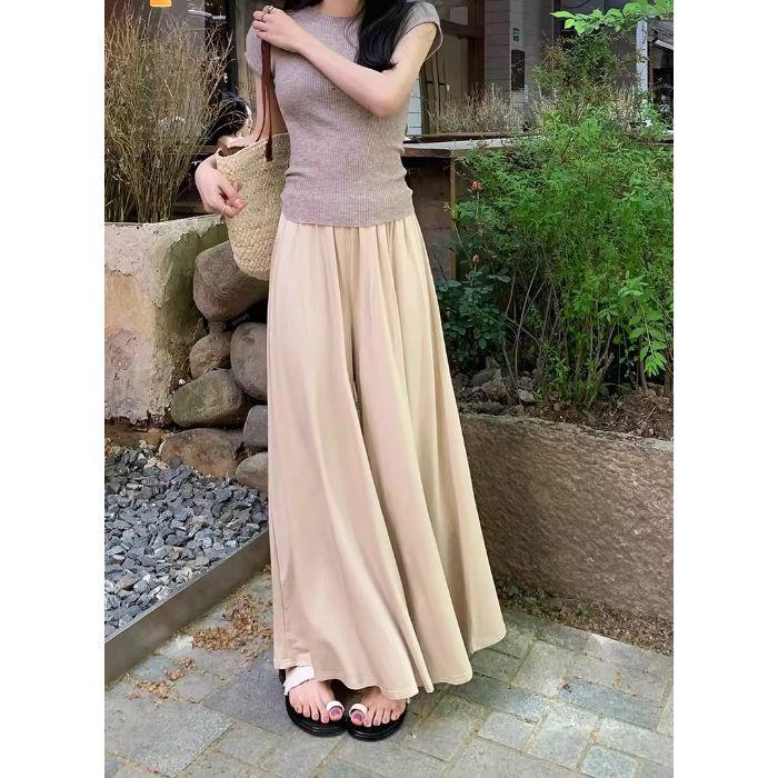 Korean Style Maternity Tummy Support Pants - Loose Fit, Slim Wide-Leg Draping Skirt Pants for Autumn and Spring. M абрикосовий
Korean Style Maternity Tummy Support Pants - Loose Fit, Slim Wide-Leg Draping Skirt Pants for Autumn and Spring. M абрикосовий