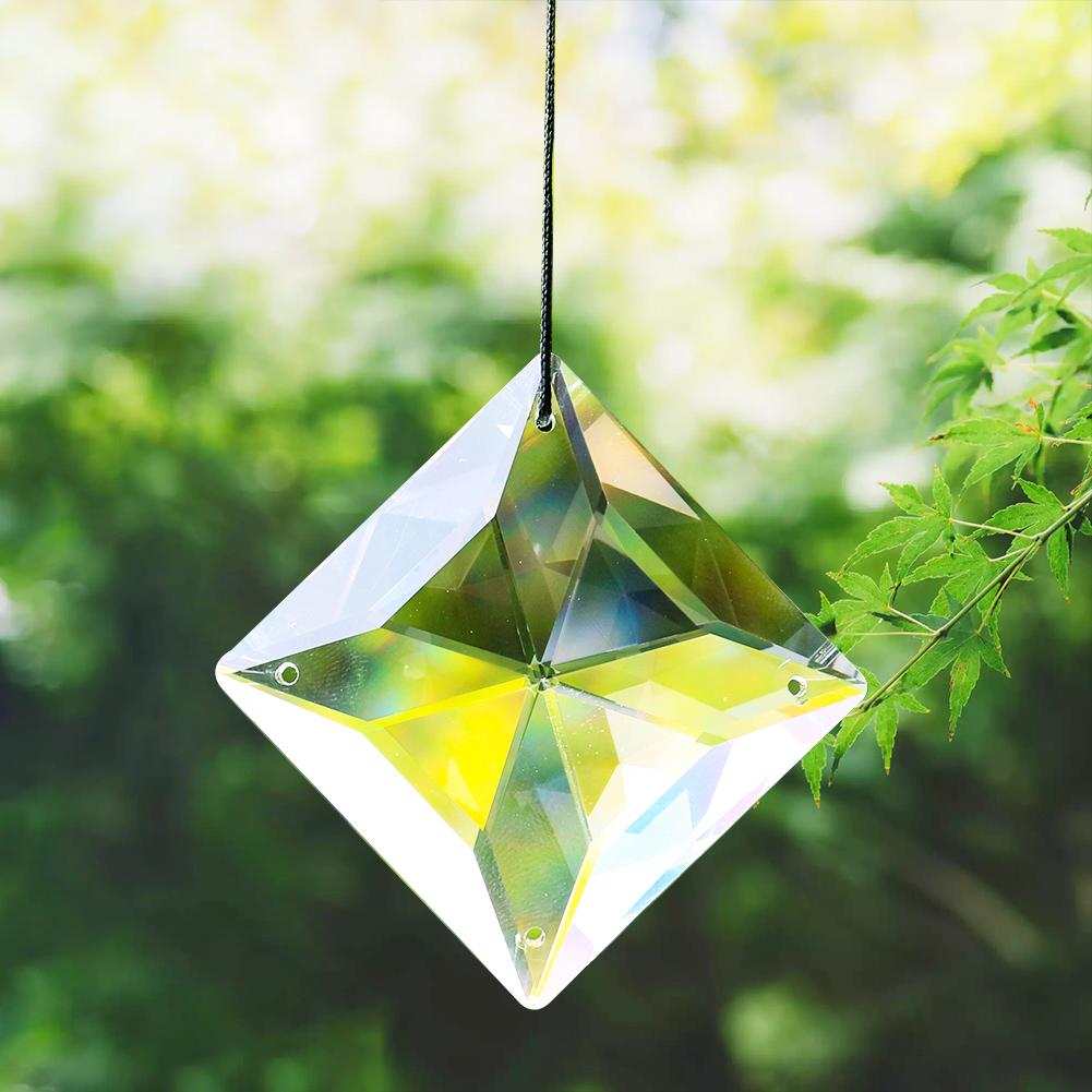 Square Transparent Crystal Hanging Prism Sun Catcher Color Chandelier DIY Wedding Decoration Craft Home Ornament
Square Transparent Crystal Hanging Prism Sun Catcher Color Chandelier DIY Wedding Decoration Craft Home Ornament