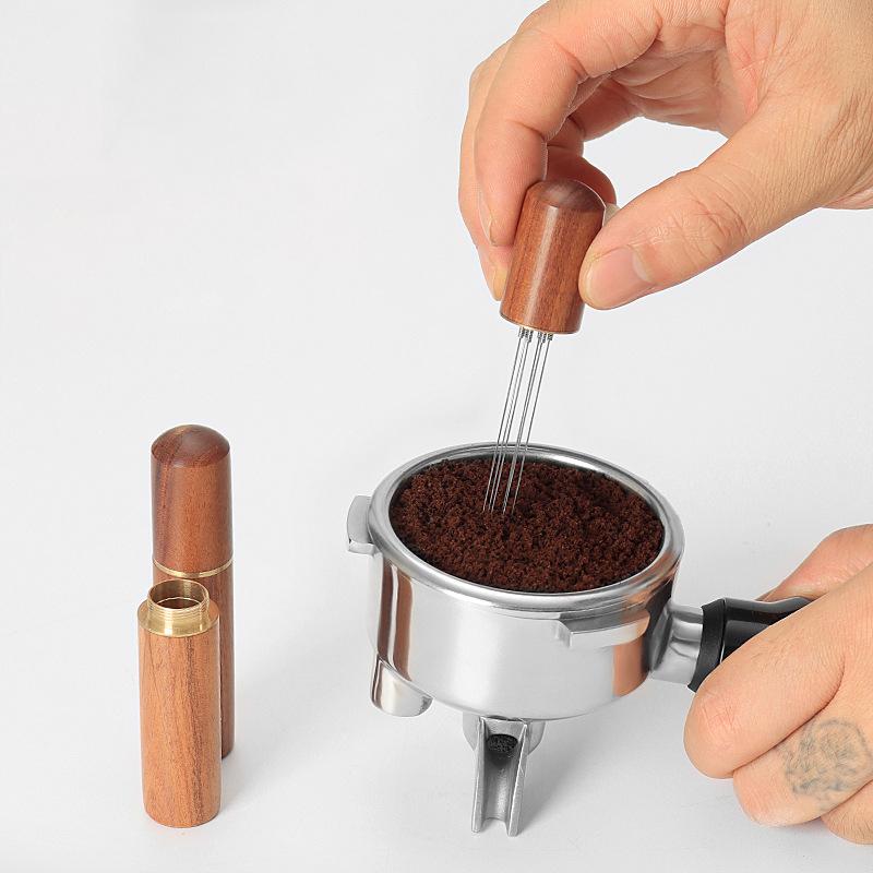 Mini Coffee Tamper Needle Stainless Steel Coffee Powder Loosening Needle Set with Storage Base Barista Coffee Utensils
Mini Coffee Tamper Needle Stainless Steel Coffee Powder Loosening Needle Set with Storage Base Barista Coffee Utensils