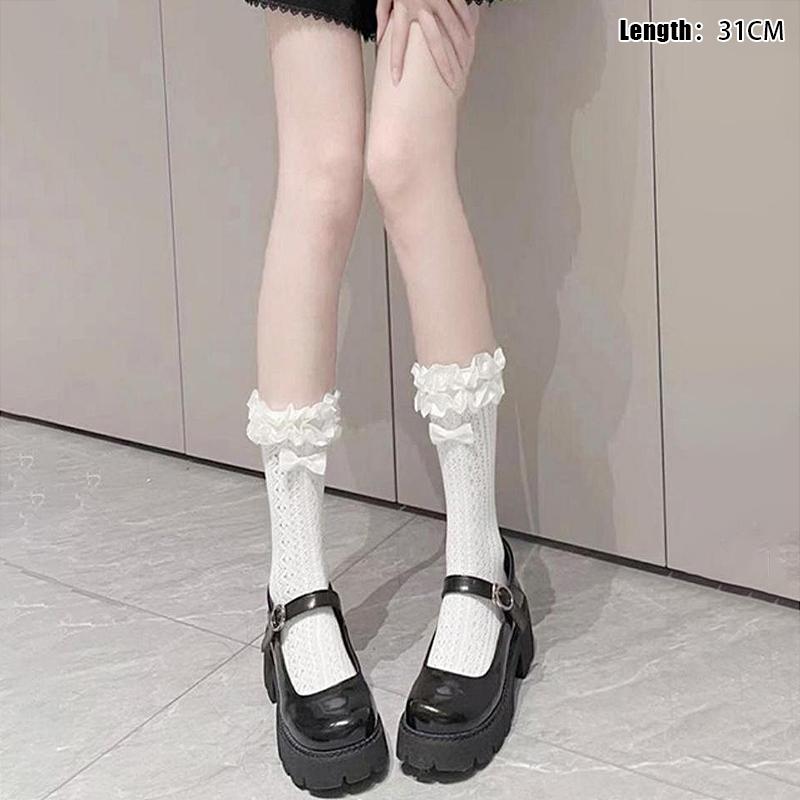 Lace Hollow Calf Socks Summer Pile Socks Lace Mid-Tube Pure Desire Lolita Socks
Lace Hollow Calf Socks Summer Pile Socks Lace Mid-Tube Pure Desire Lolita Socks