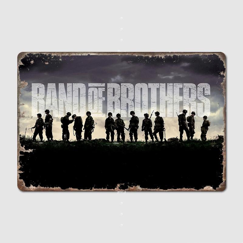 Band Of Brothers Metal Tin Sign Truck Indoor and Outdoor Home Bar Coffee Kitchen Wall Decoration 20x30cm(7.8x11.8inch)
Band Of Brothers Metal Tin Sign Truck Indoor and Outdoor Home Bar Coffee Kitchen Wall Decoration 20x30cm(7.8x11.8inch)