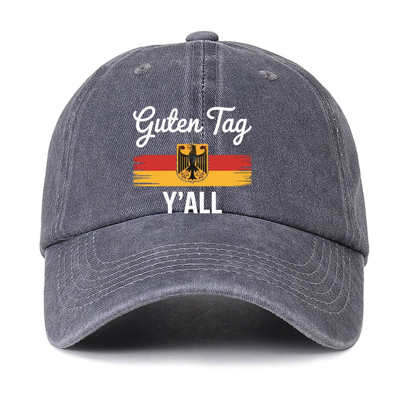 Oktoberfest Guten Tag Y all Flag of GerUnisexy Graphic Cap Women Unisex Vintage Fashion Washed Baseball Hat Streetwear Adjustable
Oktoberfest Guten Tag Y all Flag of GerUnisexy Graphic Cap Women Unisex Vintage Fashion Washed Baseball Hat Streetwear Adjustable