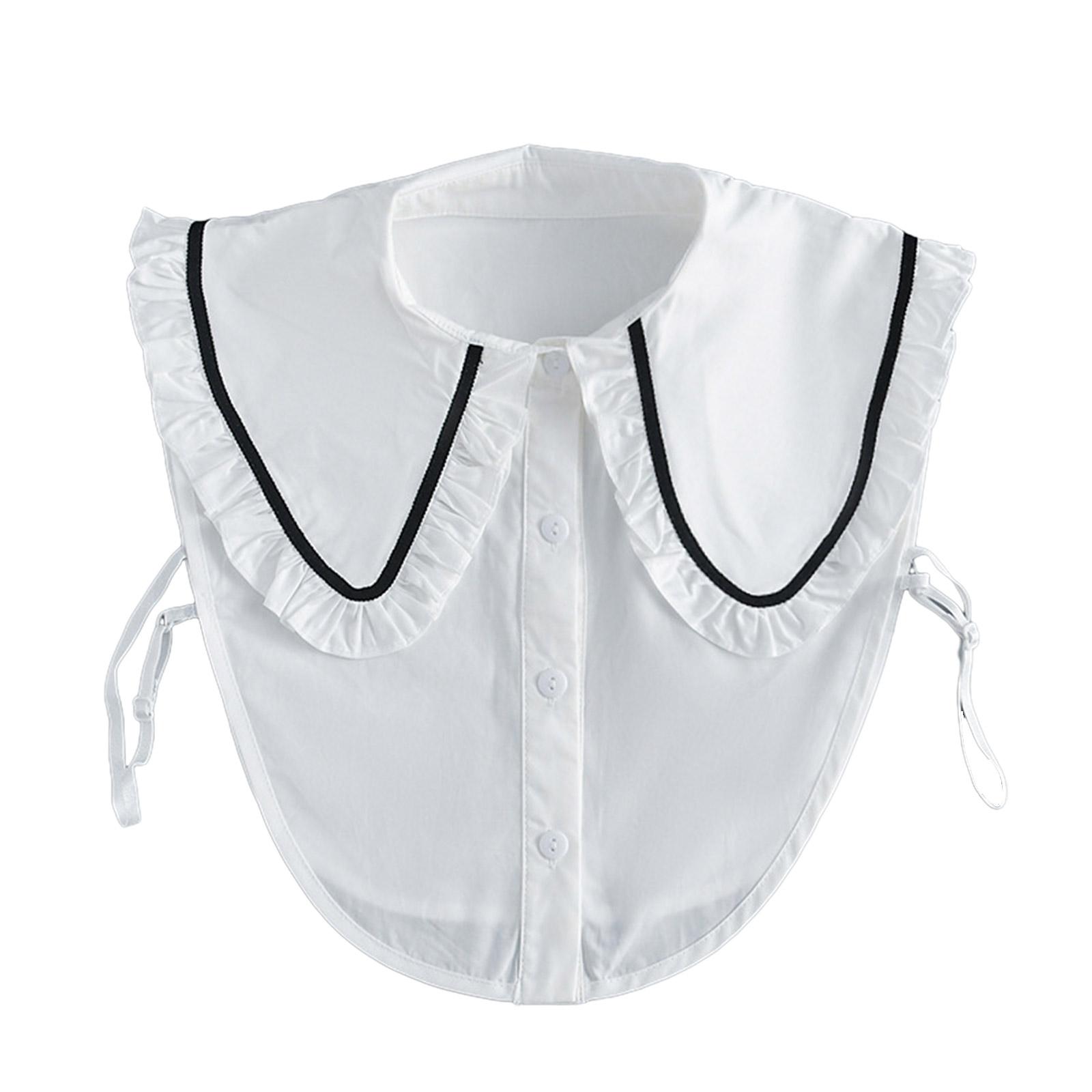 Elegant Pleated Lace Detachable Collar with Self-tie Rope Ladies Sweater Shirt Sewing Lace Collar Wedding Dress Supplies 1
Elegant Pleated Lace Detachable Collar with Self-tie Rope Ladies Sweater Shirt Sewing Lace Collar Wedding Dress Supplies 1