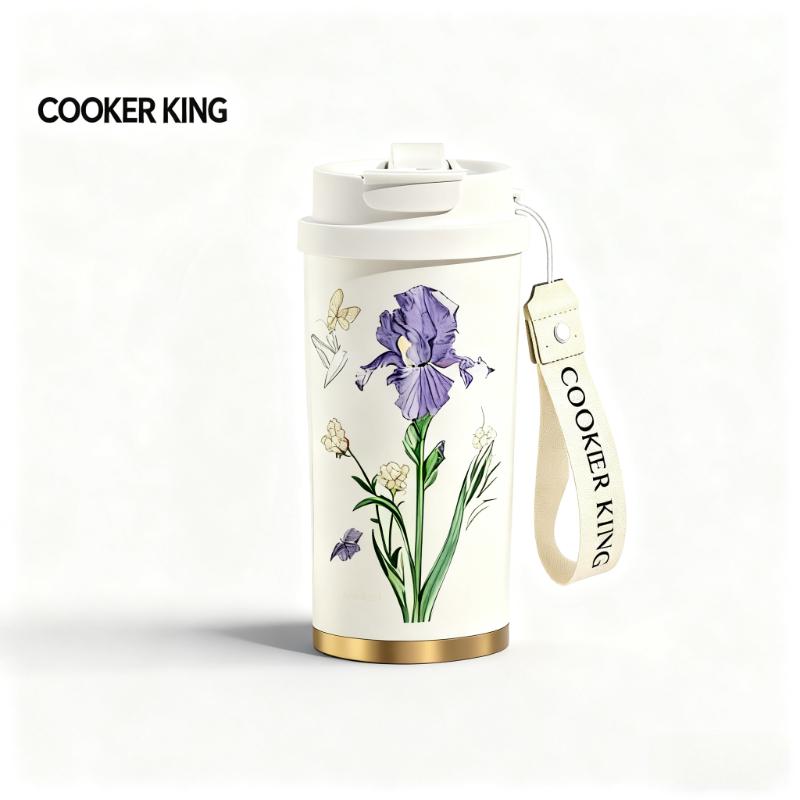 COOKER KING 520ML Insulated Cup Stainless Steel Straw Thermos Mug Portable Flower Series Coffee Cups Home/Office Vacuum Flasks 520ml
COOKER KING 520ML Insulated Cup Stainless Steel Straw Thermos Mug Portable Flower Series Coffee Cups Home/Office Vacuum Flasks 520ml