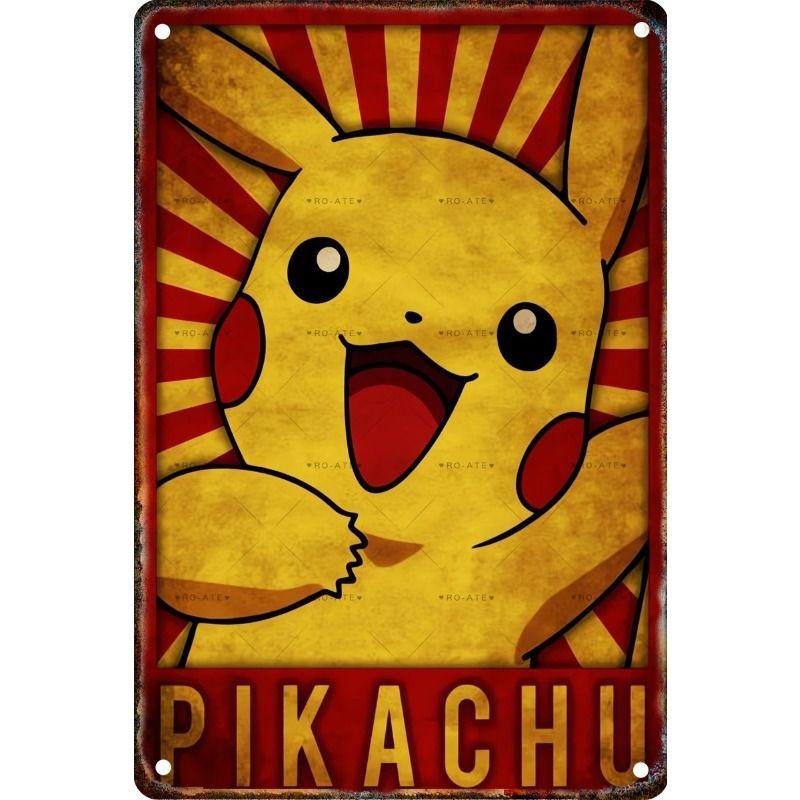 Classic Pokemon Tin Sign Painting for Living Room Club Boutique Decor
Classic Pokemon Tin Sign Painting for Living Room Club Boutique Decor